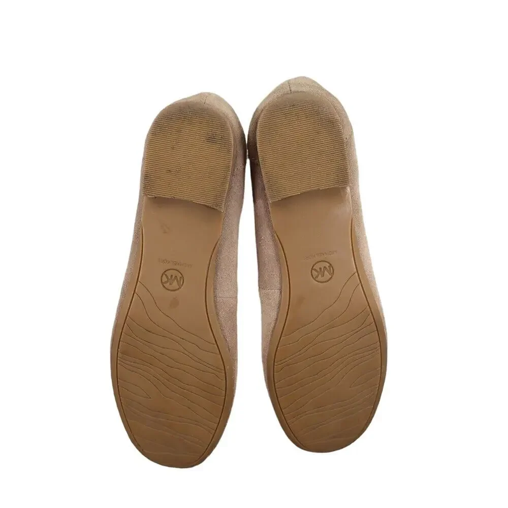 Michael Kors Shoes Womens 6.5 Loafer Leather Moccasin Slip On Fashion Career Tan